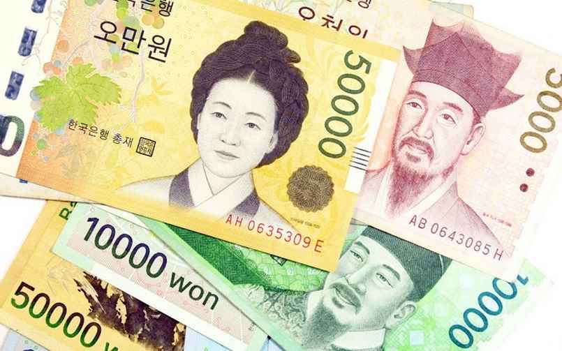 Các mệnh giá tiền Hàn Quốc